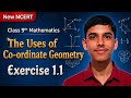 Class 9 Maths | The Uses Of Coordinate Geometry Exercise 1.1 | Full Explanation 🔥