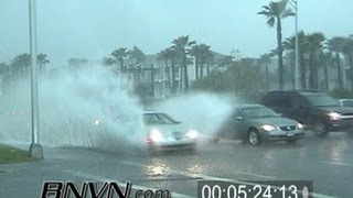2/27/2005 Sarasota FL, Thunder Storm Dash Cam Video