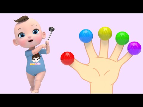 Finger Family + Five Little Ducks Nursery Rhymes &amp;amp; Kids Songs बच्चे गा रहे हैं | Super Lime And Toys