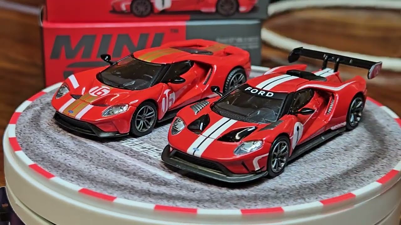 Mini GT First Look!! #603 Rosso Alpha Ford GT Mk II - YouTube