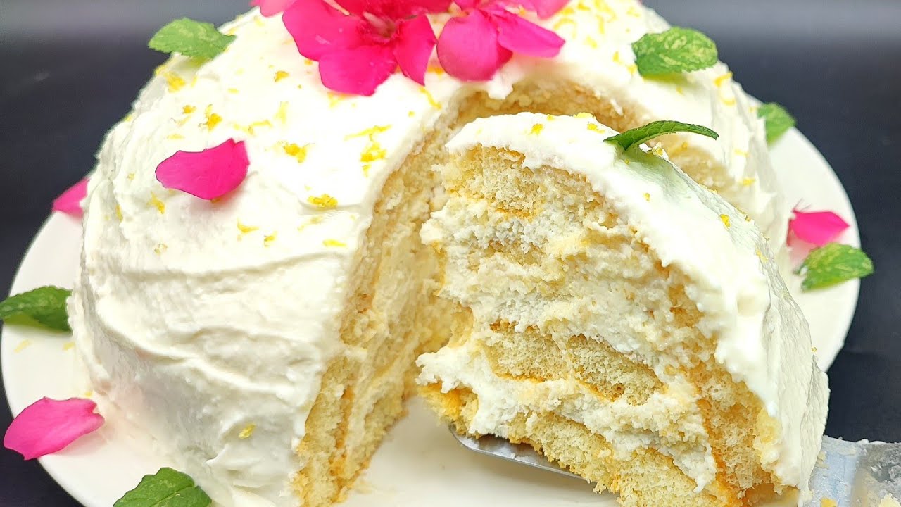 zuccotto ricotta e limone 📌senza cottura