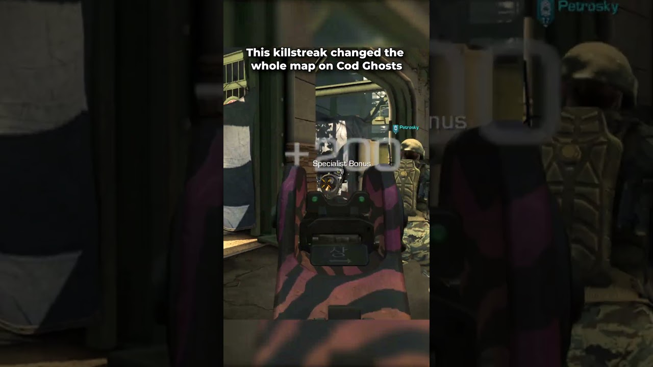 This Killstreak changed the whole map on Cod Ghosts 🤯 #callofduty #nostalgia