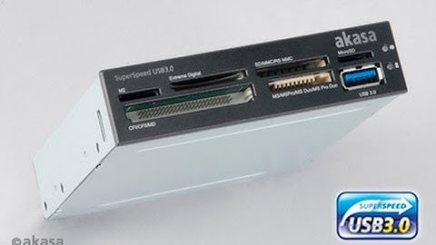 Akasa  USB 3.0 SuperSpeed  Memory Card Reader