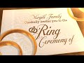 Ring ceremony invitation video 2020 | Engagement Invitation Video | VR 63