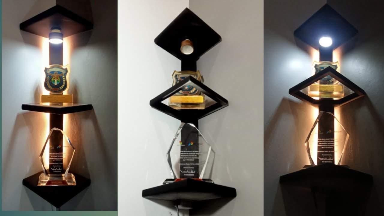 Lampu Rak variasi lampu hias PVC rak sudut atau corner lamp - YouTube