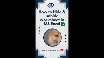 How to hide and unhide status bar tabs in Excel #exceltech #youtubeshort