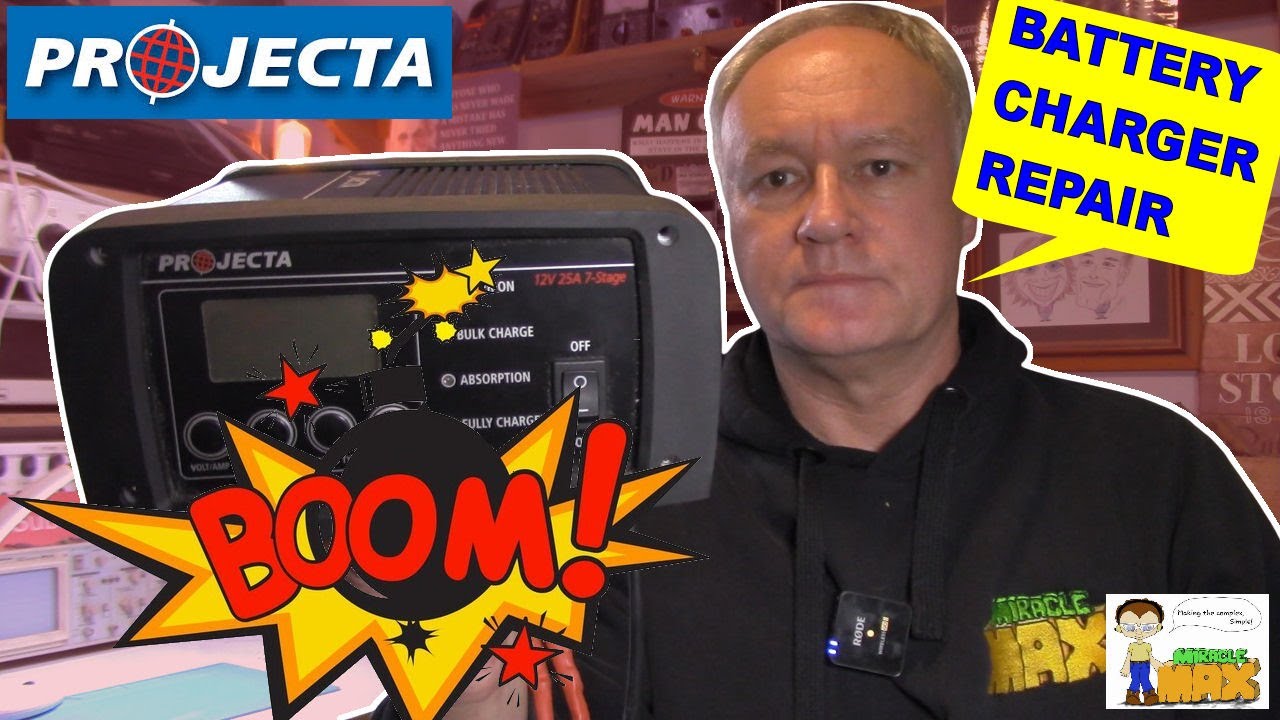 Blown Up Projecta Battery Charger Repaired