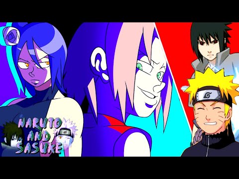 Naruto and Sasuke React to SAKURA vs KONAN @kishinpain