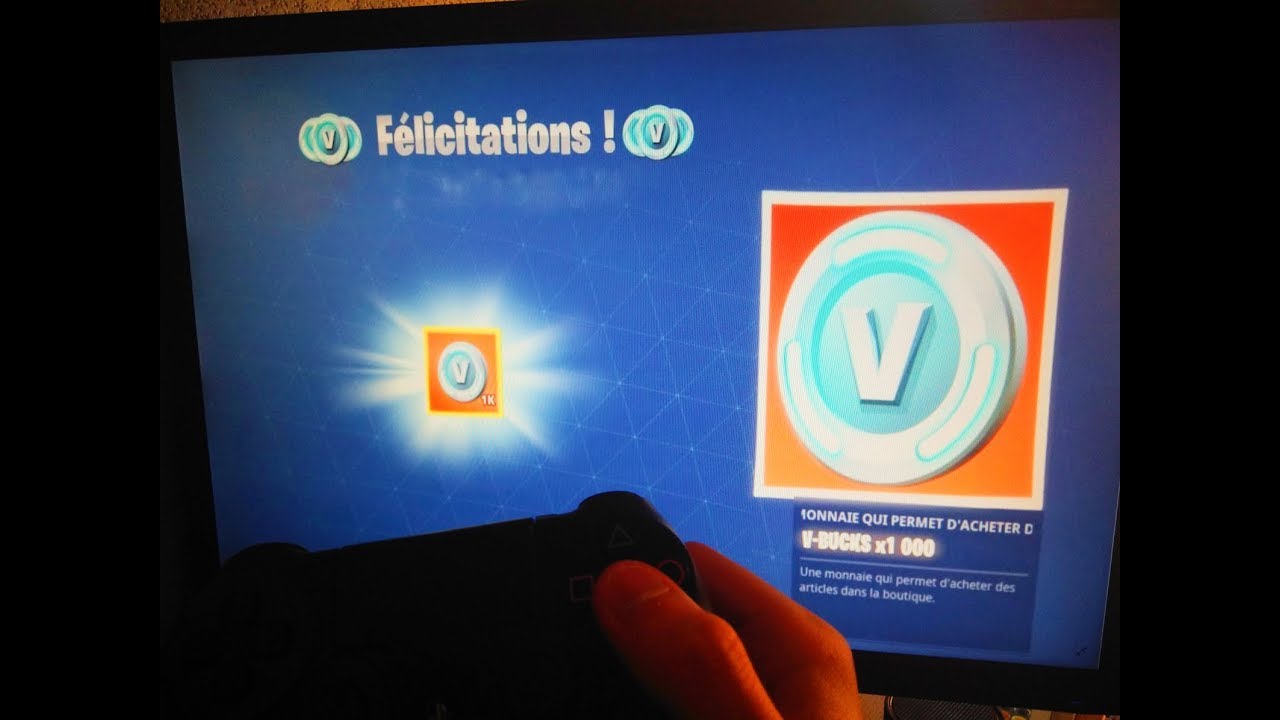 1000 v bucks gratuit