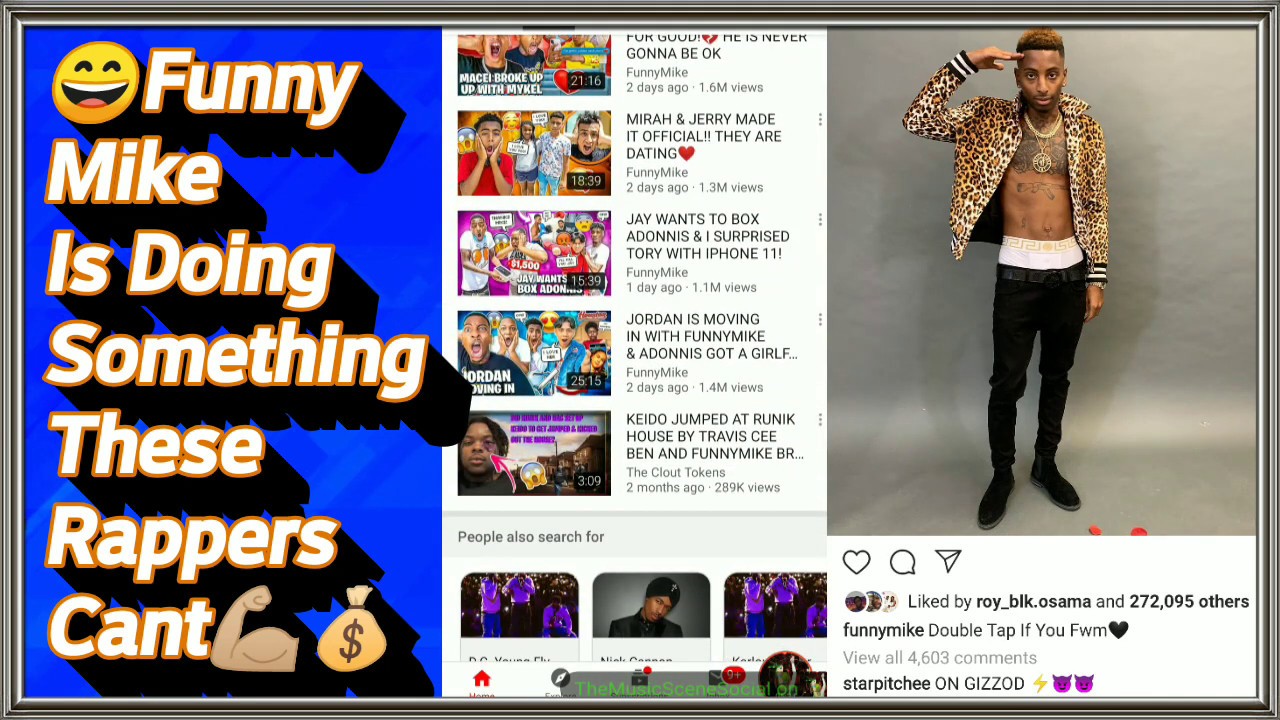 😄Funny Mike Is Doing Something These Rappers Cant💪🏼 - YouTube