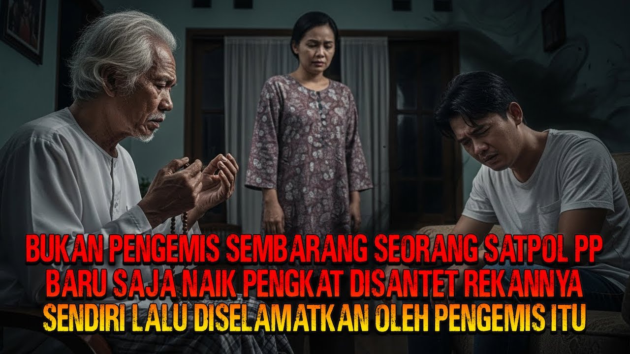 SEORANG SATPOL PP BARU SAJA NAIK PENGKAT DISANTET REKANNYA LALU DISELAMATKAN OLEH PENGEMIS SAKTI