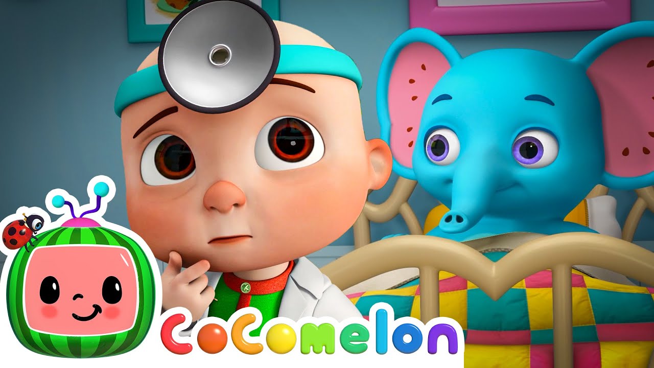 Doctor JJ’s Sneezing Elephant Adventure! 🤧🐘 | CoComelon Animal Time | Animals for Kids