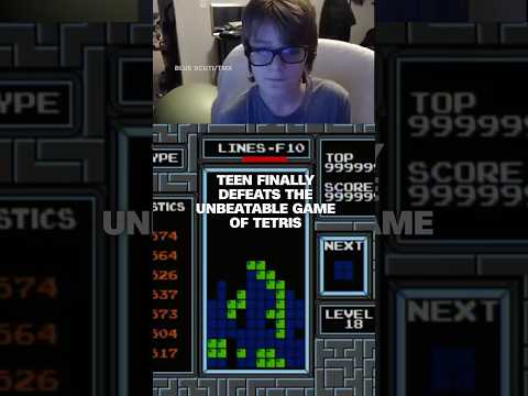 Teen finally defeats the unbeatable game of Tetris