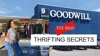THRIFT GOODWILL SECRETS AND TIPS | THRIFT WITH ME