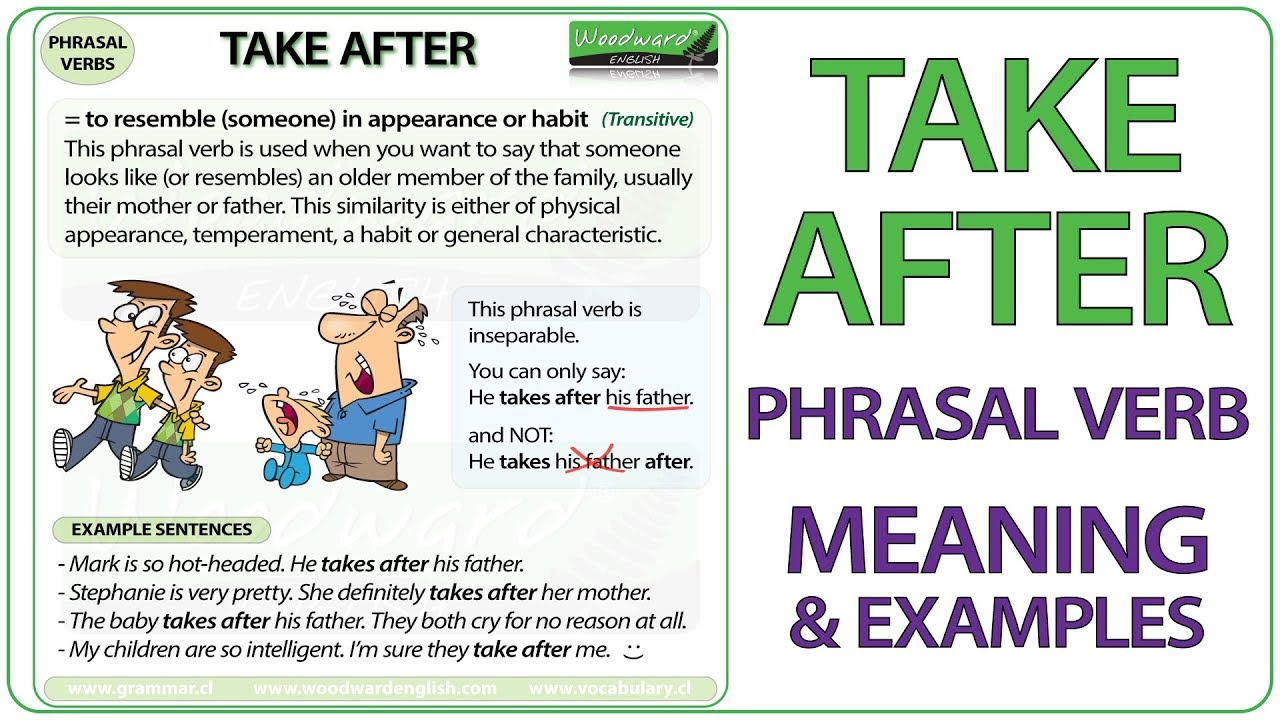 After примеры. Take after. Take after Phrasal verb. Take after meaning. Take after someone.