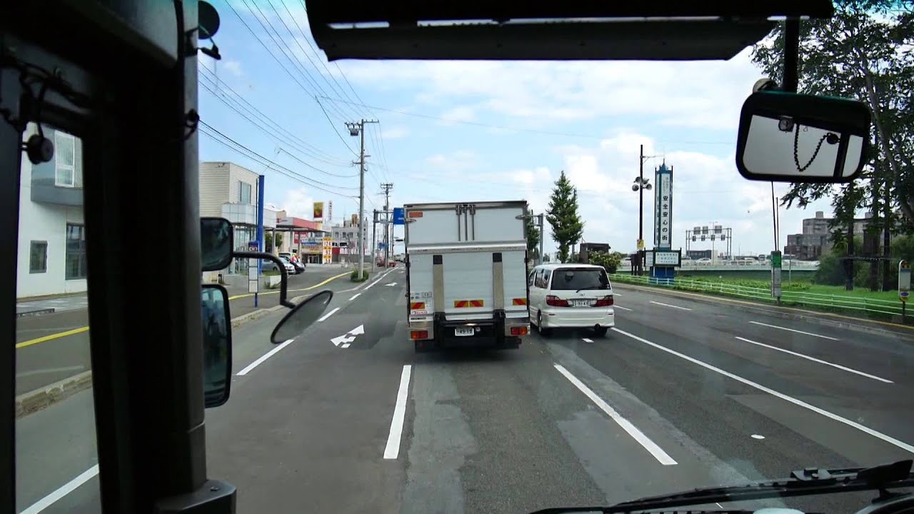 【前面展望】札幌駅ターミナル～碧水市街～留萌ターミナル【北海道中央バス・高速るもい号】