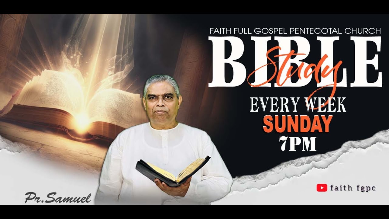 Faith FGPC Live 25-01-2026 | வேத பாடம் | BIBLE STUDY | அப்போஸ்தலருடைய நடபடிகள்