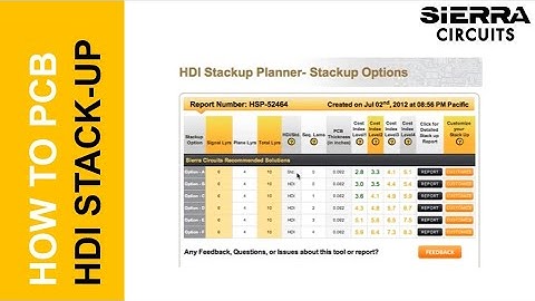 How To Get Your HDI PCB Stack-Up Right with our Stackup Planner Tool | Sierra Circuits