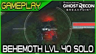 Behemoth Level 40 Take down poorly! 🞔 No Commentary 🞔 Ghost Recon Breakpoint