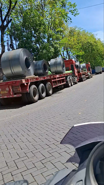 truk trailer truk muatan berat #truck #trukmania #truktrailer #basuri #shorts