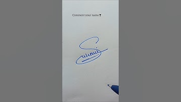 How to sign suhani name signature?? 🥰😍💖 #shorts #signature
