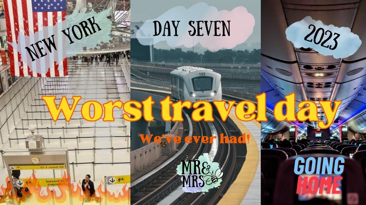 The WORST Travel day we've ever had! VLOG from JFK to LGW