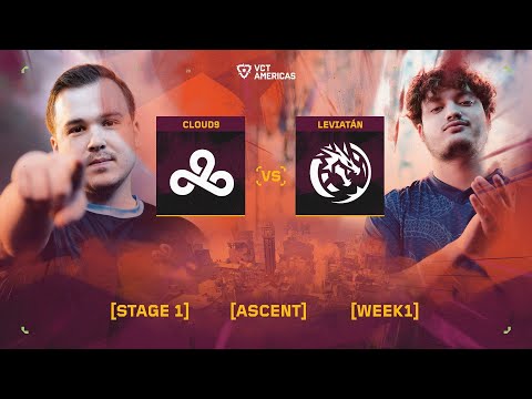 Cloud9 vs Leviatán - VCT Americas Stage 1 - W1D1 - Map 3