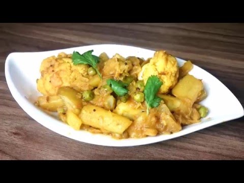 Indisches Kartoffel Weißkohl Curry - Vegetarisches Rezept  - Vegan. 