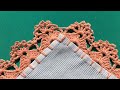 PUNTILLA SUPER FACIL DE VUELTA Y VUELTA || COMO TEJER A CROCHET UNA ORILLA SENCILLA