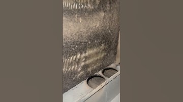 Clogged Heat Exchanger Has Years Of Build Up!