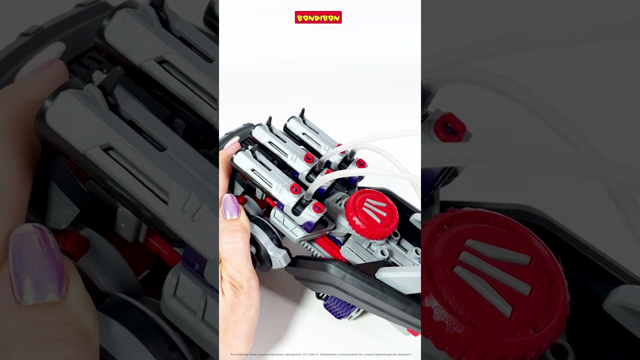 Игровой набор для опытов Пневматическая киборг рука 