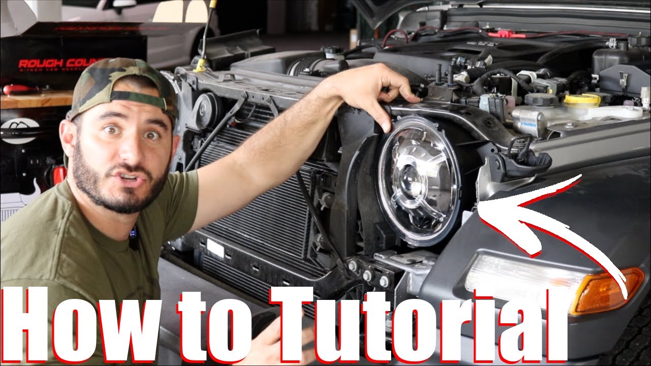 How to install LED Headlights Jeep Wrangler JL [2018+] - YouTube