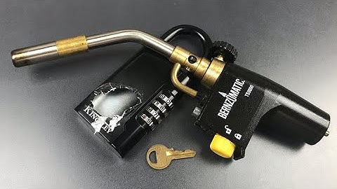 [751] Melted Open in 17 Seconds! Kingsley Combination Key Safe