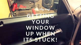Jeep liberty drivers window not working/possible way to make it work no cost!!!!