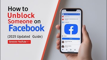 How to Unblock Someone on Facebook (2025 Updated Guide)