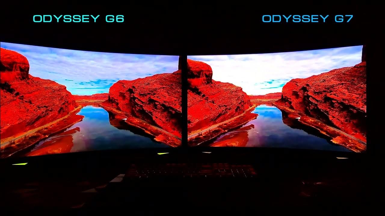 Samsung Odyssey G6 vs Samsung Odyssey G7 HDR mode 