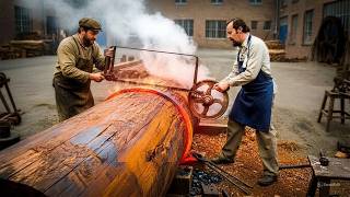 Before Electricity: Restoring a 19th-Century Water-Powered Hammer Inside an Old Sawmill (1984)