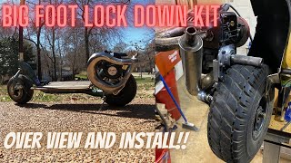 ADA Racing Goped Big Foot Lock down kit install and over view.