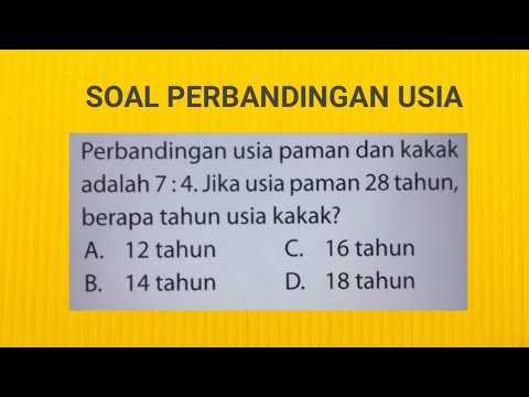 Matematika Perbandingan Umur