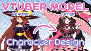 How to Make a VTuber Model (part 1/3) - Character Design (Redesigning my VTuber Model)