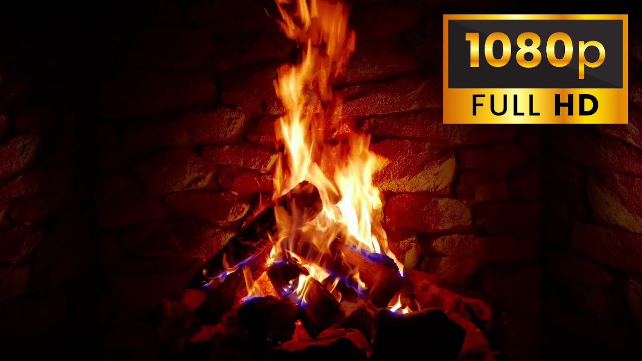Fireplace Video HD 1 Hour, Wood Fire View and Sound, Relaxing Fire Video YouTube