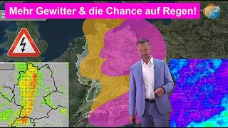 More thunderstorms & the chance of (widespread) rain! Medium-term outlook. GFS main run heating u...