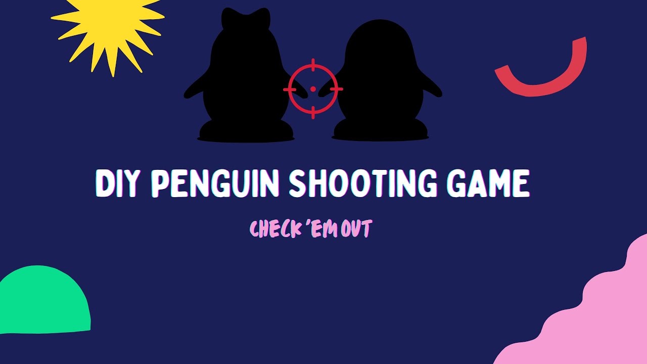 DIY Penguin Shooting Carnival Game TOBBI