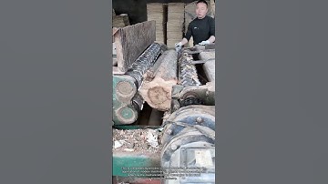 Efficient Log Debarking with a Wood Debarker