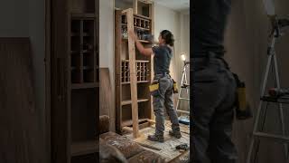 Hidden Bar Cabinet Inside Wall Panel — Hyperlapse Build
