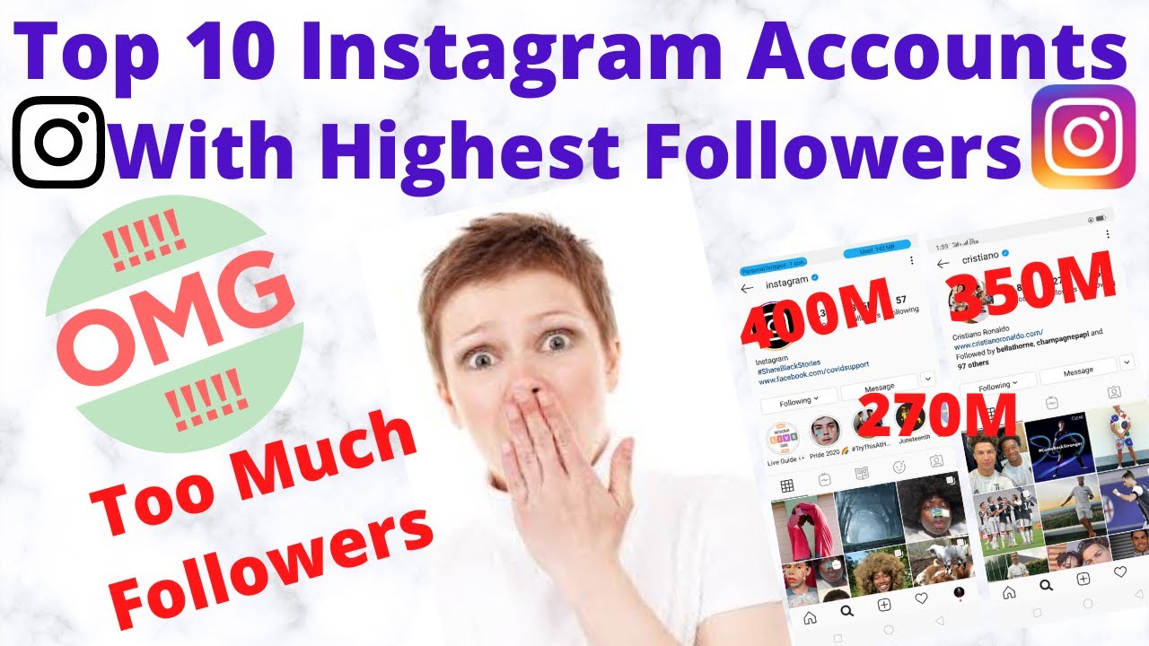 Top 10 Instagram Accounts With Highest Followers In The World In 2020