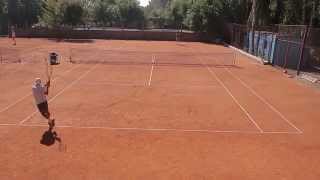 Andrii Stratiienko-College Tennis Recruiting Video Spring 2015