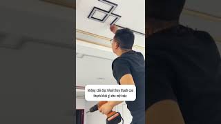 Đừng làm trần nếu chưa biết mẫu chỉ cân led này #denled #trangtriphongkhach