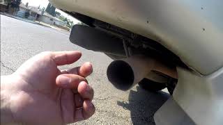 How to identify a bad clogged catalytic converter.