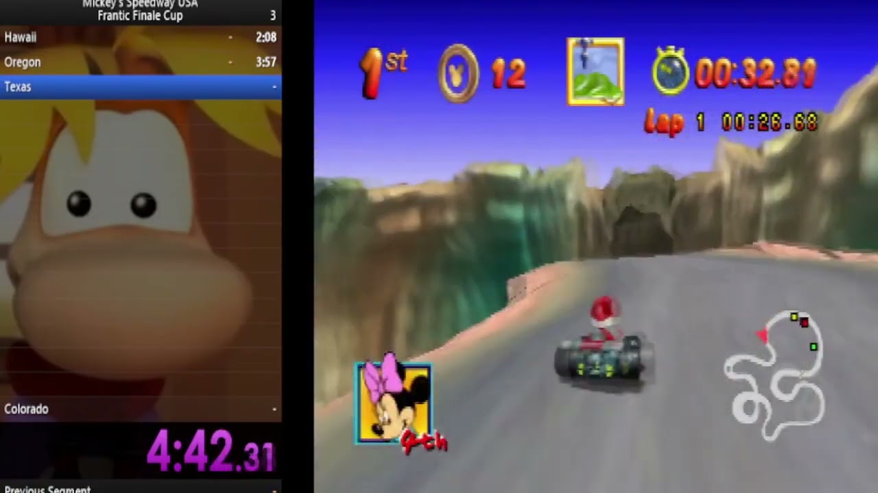 (Mickey Speedway USA) Frantic Finale in 